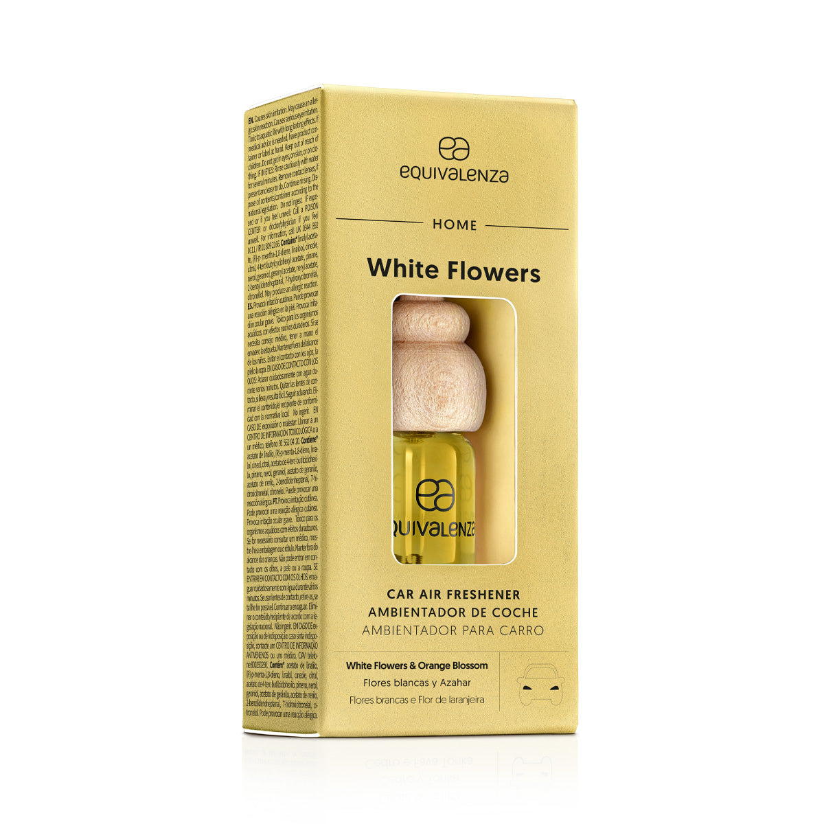 Ambientador de carro White Flowers (flores brancas e flor de laranjeira)