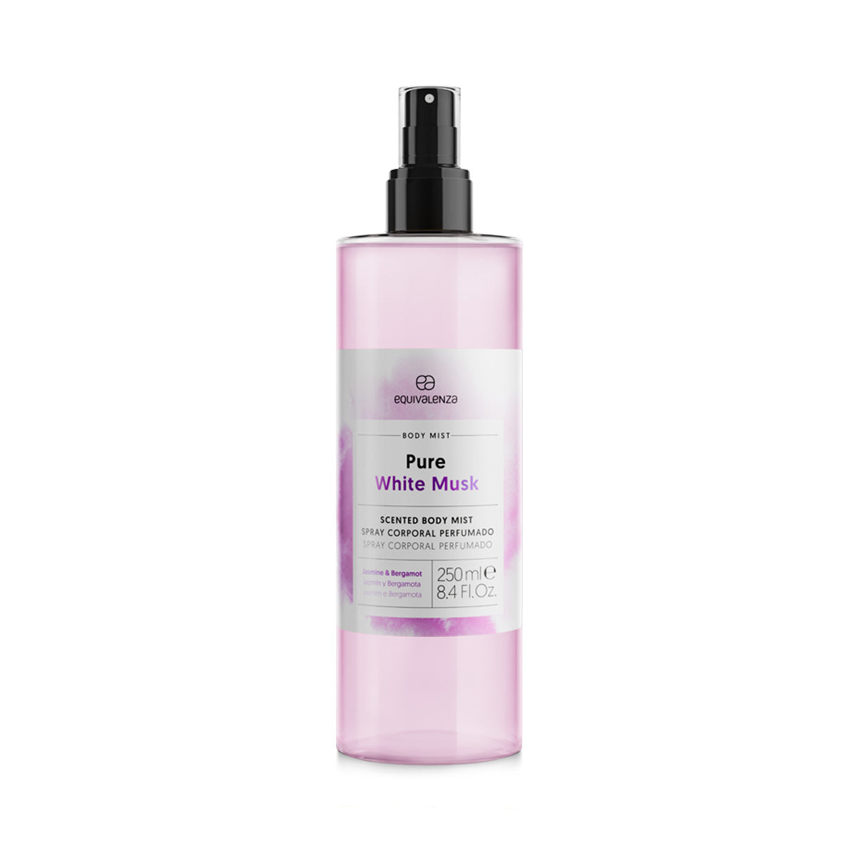 Body Mist Pure White Musk (white musk, jasmim e bergamota) 250ml